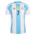 Camiseta Argentina Rodrigo De Paul #7 Primera Equipación Replica Copa America 2024 mangas cortas